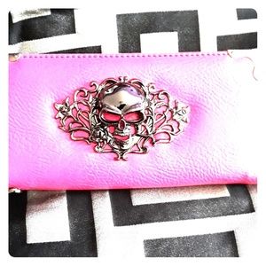 Womens gothic  style  clutch  wallet